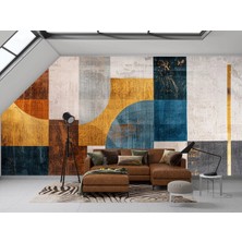Arterior Wallpaper 150 cm x 100 cm Geometrik Soyut Modern İllüstrasyon Çalışmalar 01 Poster Duvar Kağıdı