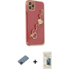 Marsilyan™- iPhone 11 Pro Kılıf Nova Işık Prime - Siyah 6d Mat Seramik Hayalet Nano Ekran Koruyucu + Shine Kamera Lens Koruma Cam - Sh