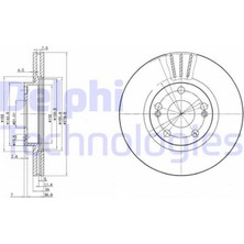 Delphi Depomix Ön Fren Aynasi Renault Laguna I 96-01 Safrane 96- Scenic I 96- Espace Iii 99-02 1.8 16V-2.0-2.2-2.5 20V-2.5-3.0 280X24X5DELİK Hali