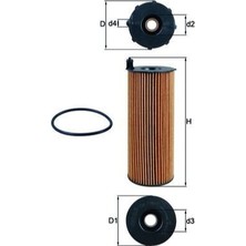 Mahle Depomix Yag Filtresi Land Rover Range Rover 368DT L320 L322