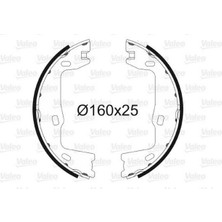 Valeo Depomix Arka Pabuç Balata Vectra A 88-95 Vectra B 95-03 Omega 91-97 Astra F 91-98