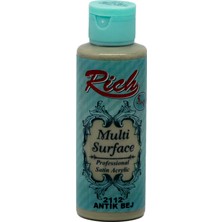 Rich 2112 ANTİK BEJ Multi Surface Akrilik Boya 130cc Çok Amaçlı Kullanım İçin İdeal
