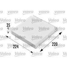 Valeo Depomix Polen Filtresi Berlingo-Partner 96 - Xsara 97-00 1.4-1.4i-1.6 16V-1.6HDI-1.8D-1.9D-2.0HDI-2.0 16V