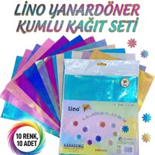 Lino Yanar Döner Kumlu Kağıt 10'lu Paket