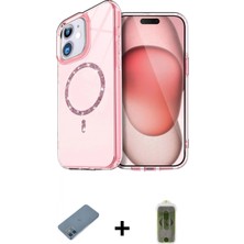 Marsilyan™- iPhone 12 Kılıf Kıvılcım Form Prime - Siyah Joko Magic 5d Hayalet Cam + Shine Kamera Lens Koruma Cam - Mı