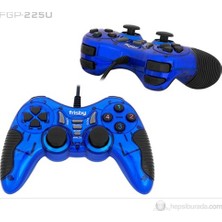 Frisby FGP-225U PC Uyumlu USB Game Pad Titreşimli Direct-X Uyumlu Mavi