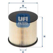 Ufi Depomix Yakit Filtresi PARTNER-BERLINGO-206-307-406-807-C5-C8-JUMPY-XANTIA-XSARA-SCUDO-EXPERT 2.0hdi DW10