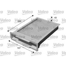 Valeo Depomix Polen Filtresi Peugeot P107 05- Citroen C1 05- Toyota Aygo 05-