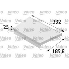 Valeo Depomix Polen Filtresi Mercedes W203 CL203 S203 C209 A209