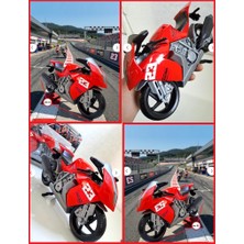 Oyuncak Sahili Motor Motosiklet Motorbisiklet Motorsiklet Erkek Oyuncak Yarış Motoru 28 x 18 cm Detaylı Kırılmaz