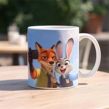 Kadorex Design Eğlenceli Çizgi Karakterli Selfie Tasarım Kupa