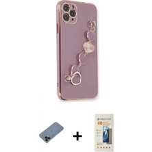 Marsilyan™- iPhone 11 Pro Kılıf Nova Işık Prime - Siyah 6d Mat Seramik Hayalet Nano Ekran Koruyucu + Shine Kamera Lens Koruma Cam - Sh