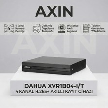Dahua XVR1B04-I/T 4 Kanal H.265+ 1080N Wizsense Akıllı Hibrit Xvr Kayıt Cihazı