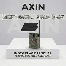 İnox Dijital Inoxdigital INOX-222 4g Gps Solar Güneş Enerjili Kablosuz Fotokapan Arazi Güvenlik Kamerası