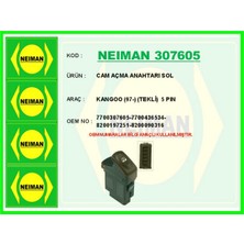 Bescher Depomix Cam Açma Anahtari Sol Renault Kangoo 97- Tekli 5 Pin