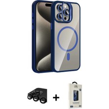 Marsilyan™- iPhone 15 Pro Max Kılıf Yadigar Asil Koleksiyonu - Siyah Bilvis Hayalet Cam Ekran Koruyucu + Raze Metal Kamera Lens - Sh