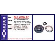 Bescher Depomix Ön Amortisör Takozu Rulmanli Pullu Takim P307 00 - C4 04 - -Partner-Partner Tepe-Berlingo Tüm Mot