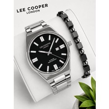 Lee Cooper Erkek Kol Saati 50 mt Suya Dayanıklı Çelik Kordon Bileklik Hediyeli VS.BLKT.1032