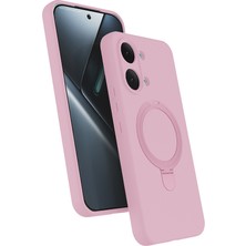 Lyon Tech Xiaomi Poco X8 Pro Max Kılıf M-Safe Şarj Özellikli Standlı Zore Samara Kapak Darbe Korumalı Manyetik Telefon Kılıfı