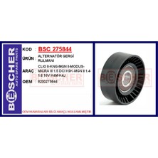 Bescher Depomix Alternatör Gergi Rulmani Rulmani Clio Ii-Kng-Mgn Ii-Modus-Micra Iii 1.5 Dci K9K-MGN Ii 1.4-1.6 16V K