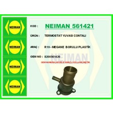Bescher Depomix Termostat Yuvasi Renault Clio-Kangoo-Megane Dacia Logan 1.4-1.6 K4J-K4M Alüminyum-Tipasiz