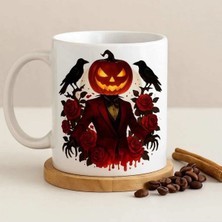 Kadorex Design Halloween Ruhu Balkabağı Desenli Kupa – Işıkla Beliren Korku Teması