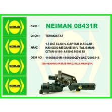 Bescher Depomix Termostat 83 C Renault Symbol Iii 14- Megane Iv 16- Clio Iv 12- Captur 13- Duster 12- Dokker 12- 1. 5dci K9K