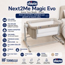 Chicco  Doğumdan Itibaren 6 Ay ve Maksimum 9 Kg'a Kadar NEXT2ME Essential Dune Relux Anne Yanı Beşik