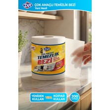 Zipy Yeni 200 Adet Temizlik Bezi Çok Amaçlı Ultra Dayanıklı Bez
