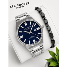 Lee Cooper Erkek Kol Saati 50 mt Suya Dayanıklı Çelik Kordon Bileklik Hediyeli VS.BLKT.1037