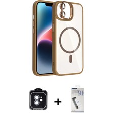 Marsilyan™- iPhone 11 Kılıf Yadigar Asil Koleksiyonu - Şeffaf Uv Polymer Nano Ekran Koruyucu + Pvd Metal Kamera Lens - Mı