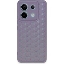 Bezos Redmi Note 13 Pro 5g Kılıf Petek Silikon Kapak - Lila