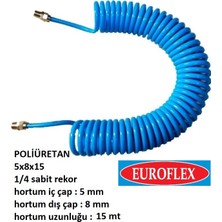 Spiral Hava Hortumu 5X8X15MT Düz Rekor Icp Euroflex