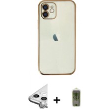 Marsilyan™- iPhone 11 Kılıf Vadi Minimal - Siyah Joko Magic 5d Hayalet Cam + Raze Metal Kamera Lens - Gs