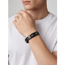 C&On Design Kişiye Özel Charm Bileklik - Yazılı Charm - Lazer Kazımalı - Hediye Kutulu - Kadın & Erkek