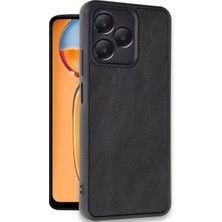 Bezos Realme Note 50 4g Kılıf Aras Deri Kapak - Siyah
