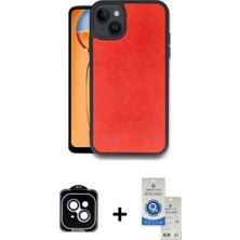 Marsilyan™- iPhone 14 Kılıf Kıvılcım Işık Serisi - Şeffaf Royal Nano Ekran Koruyucu + Pvd Metal Kamera Lens - Mı