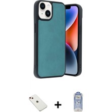 Marsilyan™- iPhone 14 Kılıf Kıvılcım Işık Serisi - Siyah Joko Magic 5d Cam + Diamond Kamera Lens - Kı