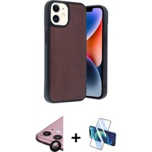 Marsilyan™- iPhone 11 Kılıf Kıvılcım Işık Serisi - Siyah 3D Antistatik Seramik Nano Ekran Koruyucu + Raze Metal Kamera Lens - Sh