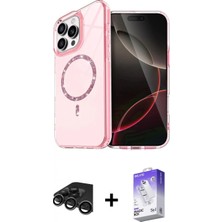 Marsilyan™- iPhone 15 Pro Max Kılıf Kıvılcım Form Prime - Siyah Bilvis 5in1 3D Magic Cam Ekran Koruyucu + Raze Metal Kamera Lens - Tmgı