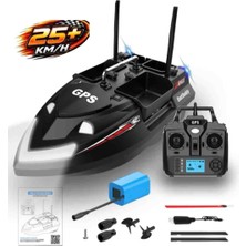 Keseroğlu Sazan Yemleme (Tekne ve Botu) Flytec V802PRO Gps 160 Konumlu Oto Pilot Eve Dünüş 12000MAH Pille
