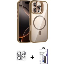Marsilyan™- iPhone 16 Pro Max Kılıf Yadigar Asil Koleksiyonu - Siyah Bilvis 3x Ar Hayalet Cam Ekran Koruyucu + Pers Alüminyum Kamera Lens - Gs
