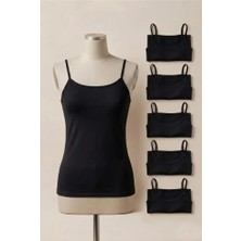 Altınay Kadın Askılı Atlet 5’li Paket %90 Pamuk Basic Iç Giyim Atlet - 418
