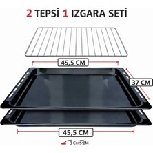Serhat Deniz Alpina Mfa 604-611-614-627 Uyumlu 2 Tepsi 1 Izgara 45,5X37 cm Set