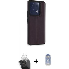 Marsilyan™- Redmi Note 13 Pro 5g Kılıf Çekirdek Klasik - Siyah Joko Magic 5d Cam + Kamera Lens Koruma Cam - Sf
