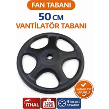 Serhat Deniz Sanayi Tipi Vantilatör Ayak Tabanı 50 cm Çap 1200 Gram Ağırlık 4 Delikli