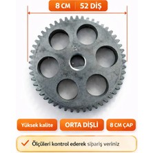 Serhat Deniz King National Awox Premier Uyumlu Kıyma Makinesi Büyük Dişli 8 cm Çap 52 Diş