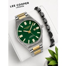Lee Cooper Erkek Kol Saati 50 mt Suya Dayanıklı Çelik Kordon Bileklik Hediyeli VS.BLKT.1038