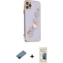 Marsilyan™- iPhone 11 Pro Kılıf Nova Işık Prime - Siyah 6d Mat Seramik Hayalet Nano Ekran Koruyucu + Shine Kamera Lens Koruma Cam - Sh