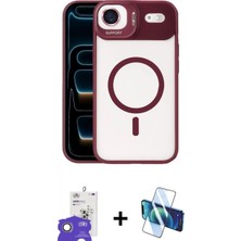 Marsilyan™- iPhone 17 Air Kılıf Yadigar Asil Koleksiyonu - Siyah 3D Antistatik Seramik Nano Ekran Koruyucu + Bilvis Titan Kamera Lens - Gd